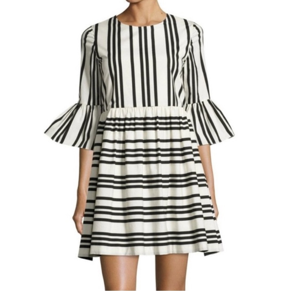 Alice & Olivia Augusta stripe dress